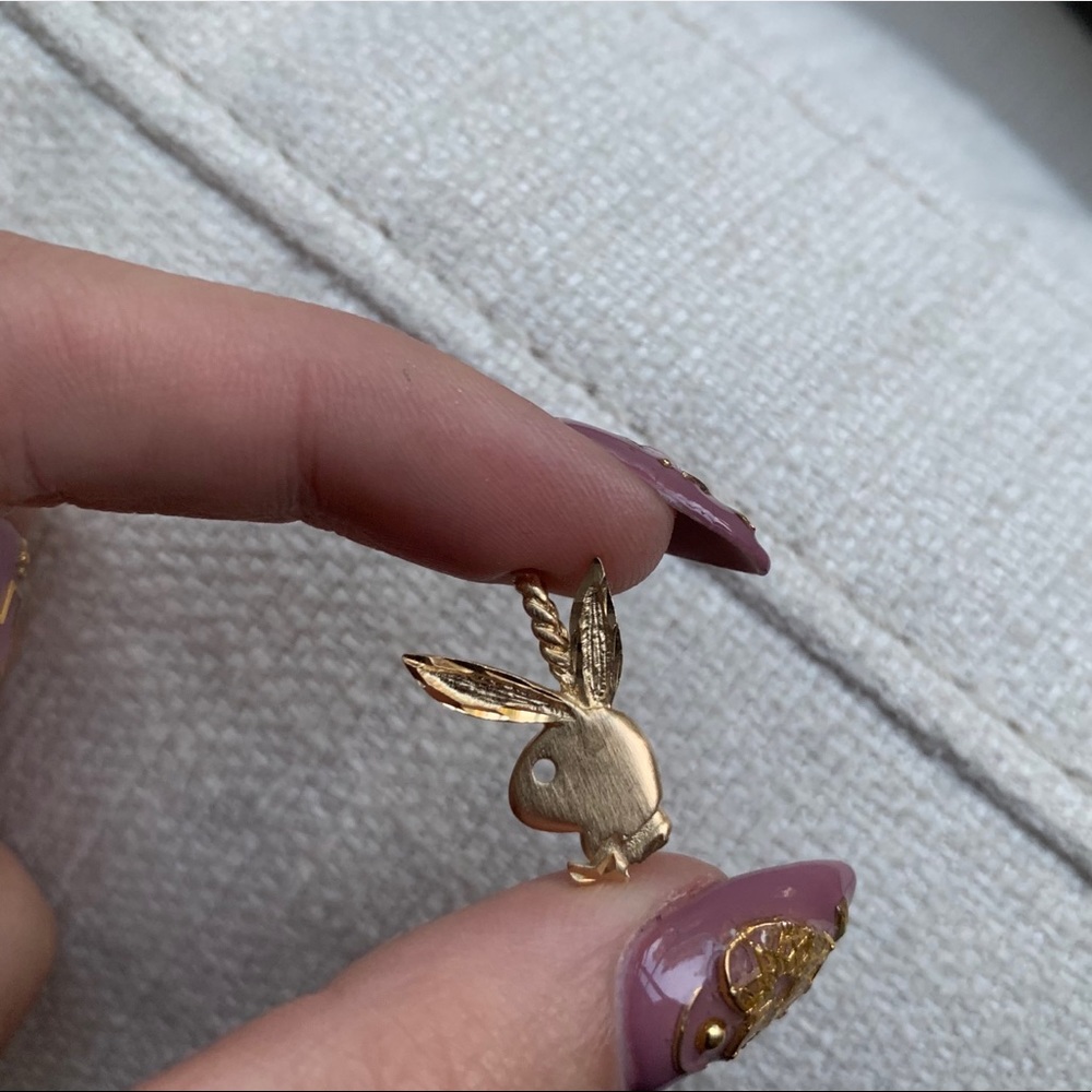 vintage 14k gold playboy bunny charm